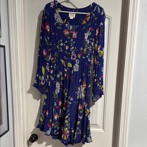 Anthropologie Floral Print Dress
